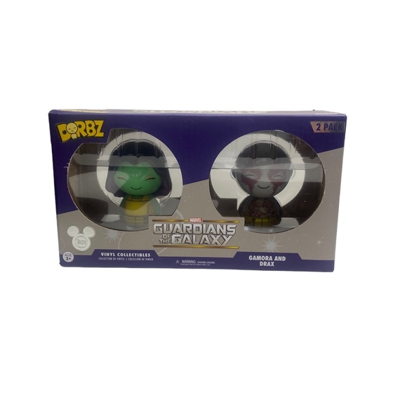 Funko Dorbz Guardians of the Galaxy: Gamora and Drax Vinyl Figure - Picture 1 of 3